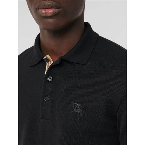 burberry men's long sleeve polo|burberry polo classic fit.